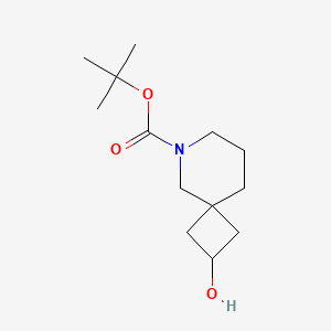 molecular formula C13H23NO3 B1374812 6-Boc-2-hydroxy-6-azaspiro[3.5]nonane CAS No. 1419101-54-4