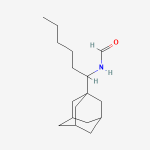 molecular formula C17H29NO B13748133 N-(1-(1-Adamantyl)hexyl)formamide CAS No. 101468-17-1