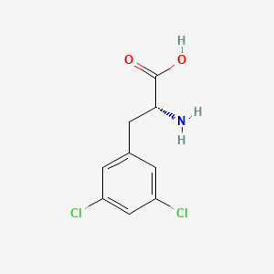 molecular formula C9H9Cl2NO2 B1374815 (2R)-2-Amino-3-(3,5-dichlorophenyl)propanoic acid CAS No. 1241680-31-8