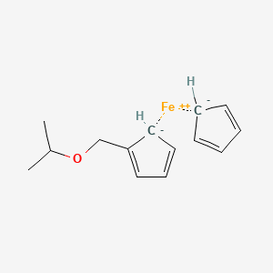 molecular formula C14H18FeO B13748159 (Isopropoxymethyl)ferrocene CAS No. 12300-26-4