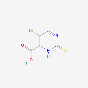 5-bromo-2-sulfanylidene-1H-pyrimidine-6-carboxylic acid