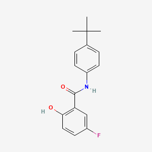 N-(4-tert-butylphenyl)-5-fluoro-2-hydroxybenzamide