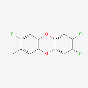 2,3,7-Trichloro-8-methyloxanthrene