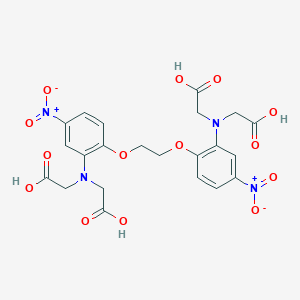 molecular formula C22H22N4O14 B13748209 5,5'-Dinitro bapta 