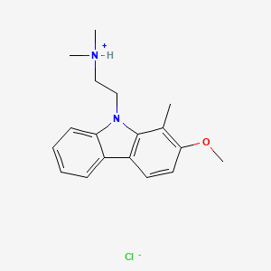 9-(2-(Dimethylamino)ethyl)-2-methoxy-1-methylcarbazole hydrochloride