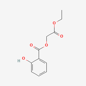 molecular formula C11H12O5 B13748293 2-Ethoxy-2-oxoethyl salicylate CAS No. 27893-14-7