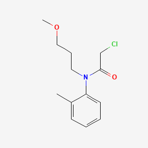 2-chloro-N-(3-methoxypropyl)-N-(2-methylphenyl)acetamide