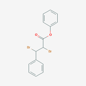 molecular formula C15H12Br2O2 B13748328 Phenyl 2,3-dibromo-3-phenylpropanoate CAS No. 40326-95-2