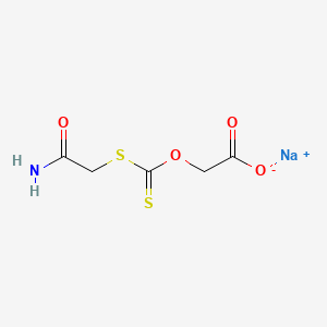 Sodium (((2-amino-2-oxoethyl)thio)thioxomethoxy)acetate