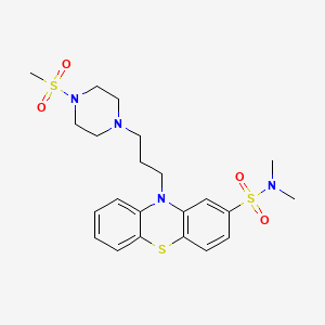 Phenothiazine-2-sulfonamide, N,N-dimethyl-10-(3-(4-(methylsulfonyl)-1-piperazinyl)propyl)-