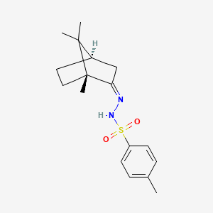 4-methyl-N-[(Z)-[(1R,4R)-1,7,7-trimethyl-2-bicyclo[2.2.1]heptanylidene]amino]benzenesulfonamide