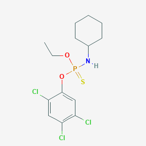 Trichlorophenyl cyclohexylamido ethyl thiophosphate