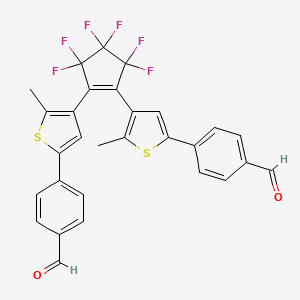 4,4'-((Perfluorocyclopent-1-ene-1,2-diyl)bis(5-methylthiophene-4,2-diyl))dibenzaldehyde