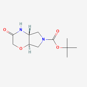 Trans-Tert-Butyl3-Oxohexahydropyrrolo[3,4-B][1,4]Oxazine-6(2H)-Carboxylate