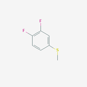 molecular formula C7H6F2S B137486 1,2-二氟-4-(甲硫基)苯 CAS No. 130922-41-7