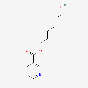 molecular formula C12H17NO3 B13748722 Nicotinic acid, 6-hydroxyhexyl ester CAS No. 101952-63-0