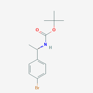 molecular formula C13H18BrNO2 B1374877 (S)-[1-(4-溴苯基)乙基]碳酸叔丁酯 CAS No. 847728-89-6