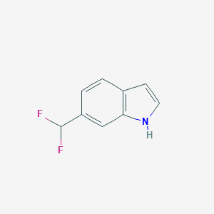 B137488 6-(Difluoromethyl)-1h-indole CAS No. 127956-27-8