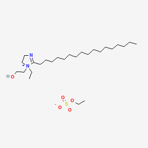 1-Ethyl-2-(heptadecyl)-4,5-dihydro-1-(2-hydroxyethyl)-1H-imidazolium ethyl sulphate