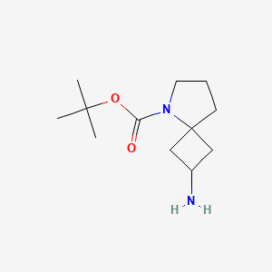molecular formula C12H22N2O2 B1374891 Tert-butyl 2-amino-5-azaspiro[3.4]octane-5-carboxylate CAS No. 1363380-49-7