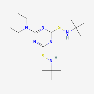 1,3,5-Triazine-2,4-disulfenamide, 6-(diethylamino)-N,N'-bis(1,1-dimethylethyl)-