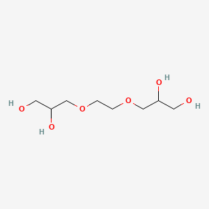 molecular formula C8H18O6 B13749063 3,3'-(Ethylenedioxy)dipropane-1,2-diol CAS No. 32850-35-4