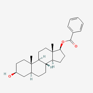 3-Hydroxyandrostan-17-yl benzoate