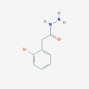 molecular formula C8H9BrN2O B1374917 2-(2-Bromophenyl)acetohydrazide CAS No. 863318-03-0