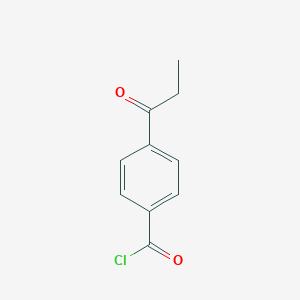 molecular formula C10H9ClO2 B137492 4-Propanoylbenzoyl chloride CAS No. 153929-32-9