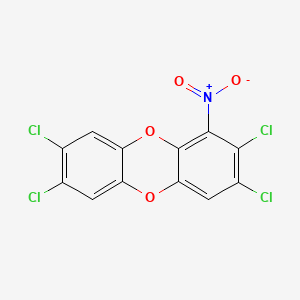 DIBENZO-p-DIOXIN, 1-NITRO-2,3,7,8-TETRACHLORO-