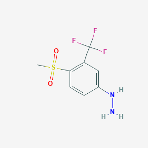 Hydrazine,[4-(methylsulfonyl)-3-(trifluoromethyl)phenyl]