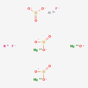 aluminum;trimagnesium;potassium;dioxido(oxo)silane;oxygen(2-);difluoride