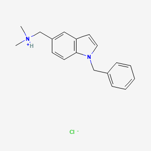 1-Benzyl-5-dimethylaminomethylindole hydrochloride