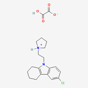 Carbazole, 1,2,3,4-tetrahydro-6-chloro-9-(2-pyrrolidinoethyl)-, oxalate