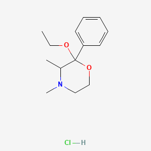 3,4-Dimethyl-2-ethoxy-2-phenylmorpholine hydrochloride