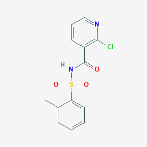 2-Chloro-N-(2-methylbenzene-1-sulfonyl)pyridine-3-carboxamide