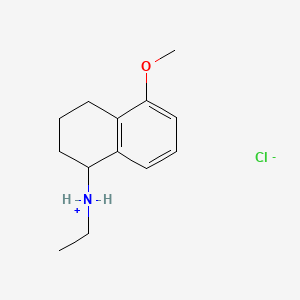 1-Naphthylamine, N-ethyl-5-methoxy-1,2,3,4-tetrahydro-, hydrochloride