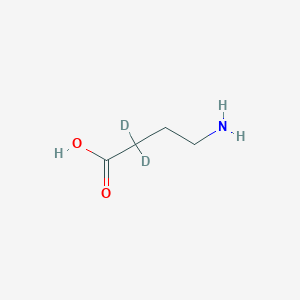 molecular formula C4H9NO2 B1374940 4-Aminobutyric acid-2,2-d2 CAS No. 67910-98-9