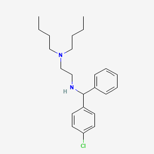 N-(alpha-(p-Chlorophenyl)benzyl)-N',N'-dibutylethylenediamine