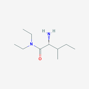 molecular formula C10H22N2O B13749407 (2R)-2-amino-N,N-diethyl-3-methylpentanamide 