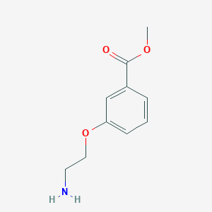 molecular formula C10H13NO3 B137496 3-(2-氨基乙氧基)苯甲酸甲酯 CAS No. 153938-41-1