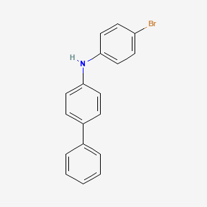 molecular formula C18H14BrN B1374982 N-(4-Bromophenyl)-4-biphenylamine CAS No. 1160294-93-8