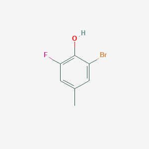 B1374983 2-Bromo-6-fluoro-4-methylphenol CAS No. 1394291-51-0