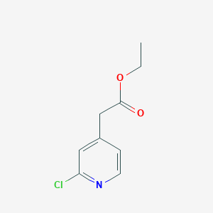 molecular formula C9H10ClNO2 B1374986 2-(2-氯吡啶-4-基)乙酸乙酯 CAS No. 937236-73-2