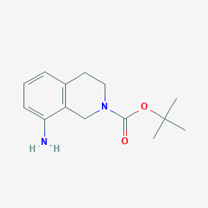 molecular formula C14H20N2O2 B1374992 Tert-butyl 8-amino-3,4-dihydroisoquinoline-2(1H)-carboxylate CAS No. 910442-87-4