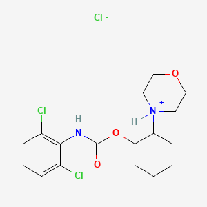 2-Morpholinocyclohexyl 2,6-dichlorocarbanilate hydrochloride