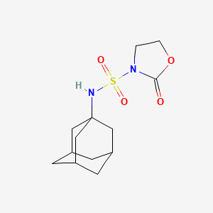 3-Oxazolidinesulfonamide, 2-oxo-N-(tricyclo(3.3.1.1(sup 3,7))decyl)-