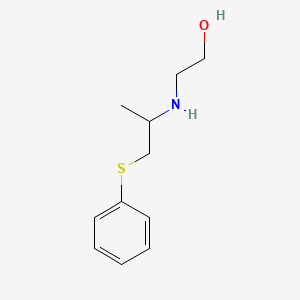 2-((1-Methyl-2-(phenylthio)ethyl)amino)ethanol