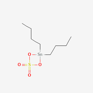molecular formula C8H18O4SSn B13750039 4,4-Dibutyl-1,3-dioxa-2-thia-4-stannacyclobutane 2,2-dioxide CAS No. 22709-76-8