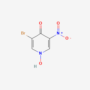 3-Nitro-4-hydroxy-5-bromopyridine N-oxide